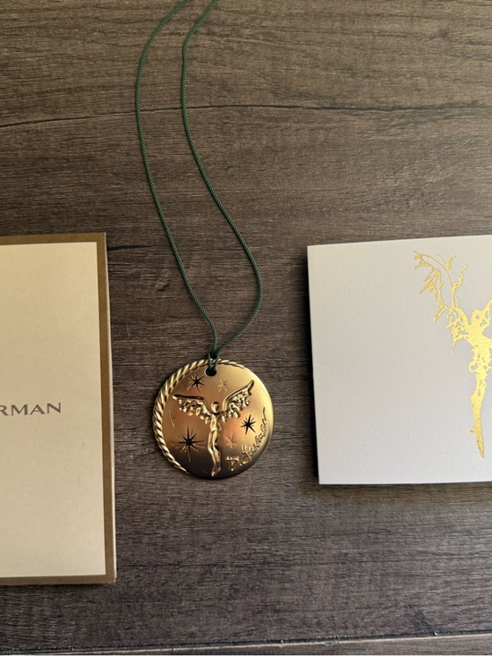 David Yurman Accessories - David Yurman Gold and Dark Green Zodiac Medallion Necklace